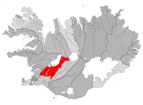 Localisation de Bláskógabyggð