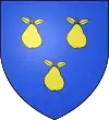 Armes de la famille de Perussis du Comtat