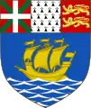 Blason de Saint-Pierre-et-Miquelon.