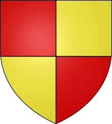 Blason de César du Saix d'Arnans