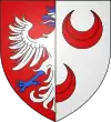 Blason d'Éléonore de Courcelles