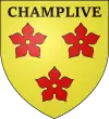 Blason de Champlive