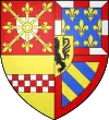 Blason de Marie de Clèves-Bourgogne, fille de Jean sans Peur