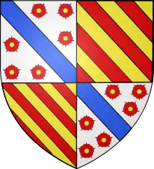 Blason de Guillaume III Roger de Beaufort