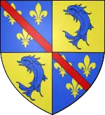 Blason de Gilbert, comte de Montpensier et dauphin d'Auvergne