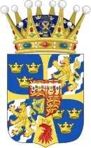 Armoiries de la princesse Margaret, princesse de Suède.