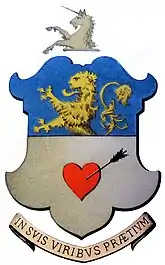 Blason de la famille d'Albert d'Orelle.