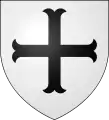 Blason : Maison de Nays, Béarn - Sgr. de Candeau, Blasonnement dans l'Armorial d'Hozier : D'argent à la croix ancrée de sable. Blasonnement dans l'Armorial de J-B. RIESTAP, D'or à la croix ancrée d'azur .