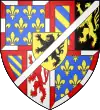 Blason de Antoine bâtard de Bourgogne (1421-1504)