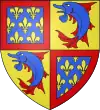 Blason de Charles V de France dauphin de Viennois et duc de Normandie 1349-1364