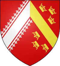 Ancien blason de la Région d'Alsace.