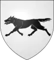 Marckolsheim : D'argent au loup courant de sable