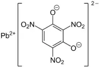 Image illustrative de l’article Styphnate de plomb