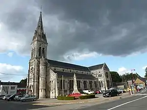 L'église Sainte-Colombe.