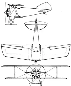 vue en plan de l’avion