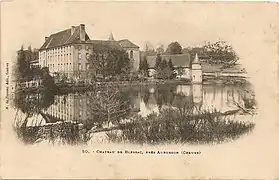 Carte postale du château de Blessac.