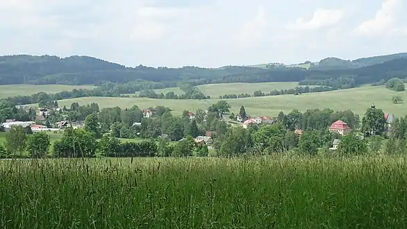 Lobendava : vue générale.