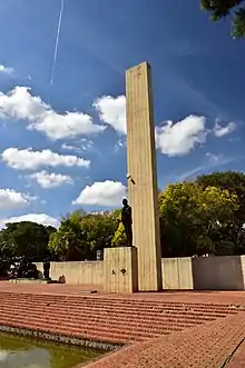 Statue de James Barry Hertzog (1968), sur Hertzog square à Bloemfontein