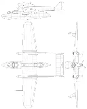 vue en plan de l’avion