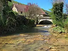 Le pont "Martin" en haut du village.