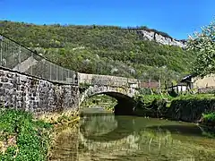 Le pont "Boivin" face à la mairie.