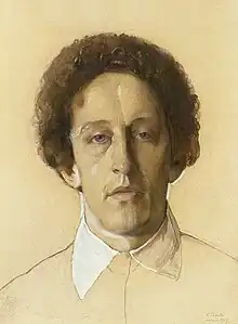 Alexandre Blok par Constantin Somov (1907)