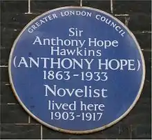 Anthony Hope Hawkins.