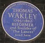 Thomas Wakley.