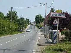 Entrée du village.