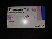 Boîte de Tranxène 5mg