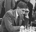 Bobby Fischer, joueur d'échecs américain.