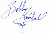 signature de Bobby Kimball