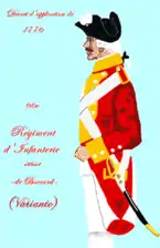 régiment de Boccard et de Salis-Samade? de 1776 à 1791 (variante)