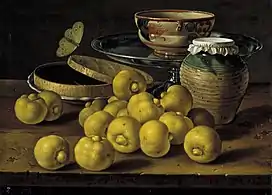 Luis Meléndez : Citrons, boîte de gelée, papillon et récipients (vers 1770)