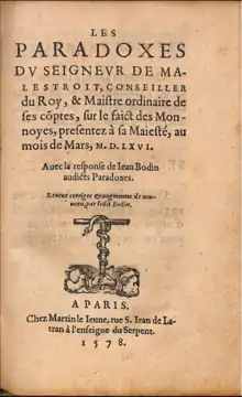 page d'un livre écrit en français