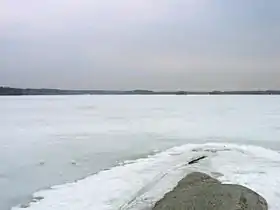 Le lac Bodom gelé.