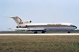 Le Boeing 727 entré en service en 1970
