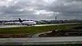 Boeing 747 LCF décollant de Paine Field.