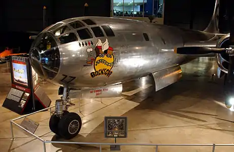 Le Bockscar au National Museum of the United States Air Force.