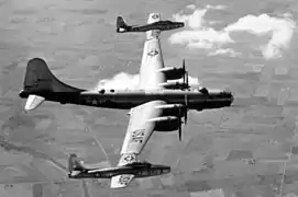 Projet Tom Tom : Boeing B-50 avec Republic F-84 Thunderjet