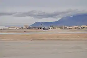 Boeing C-17 Globemaster III sur la base en 2015.