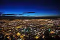 Vue de nuit de Bogota depuis le cerro de Monserrate