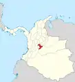 La province de Bogota en 1855
