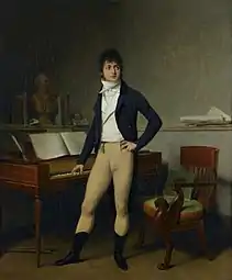 Le Compositeur François Adrien Boieldieu au fortepiano (Salon de 1800), musée des Beaux-Arts de Rouen.
