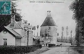 L'entrée du château de la Commanderie vers 1910