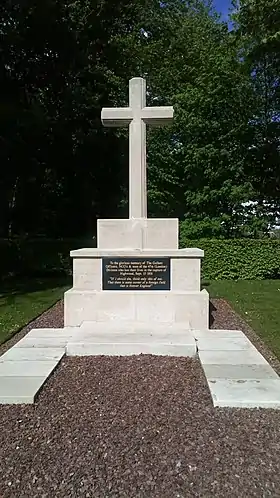 Monument à la 47e London Division britannique