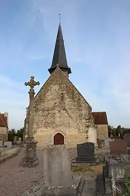 Façade de l'église.