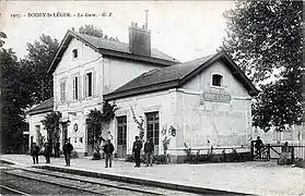 La gare vers 1900.