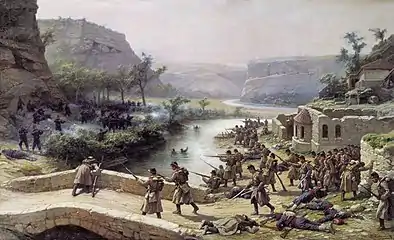 Bataille à Ivano-Tchiflik le 2 octobre 1877