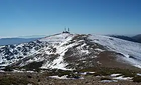 Vue de la Bola del Mundo depuis Valdemartín.